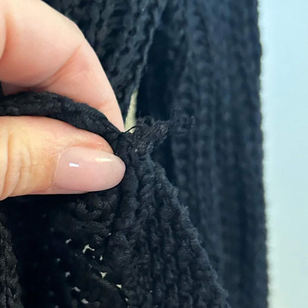{OLIVACEBOUS} Black turtleneck Sweater - Picture 6 of 9